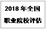 文本框: 2018年全國職業(yè)院校評(píng)估